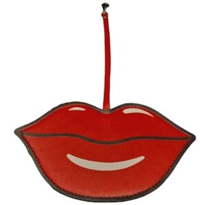 NEW - BIG RED LIPS MIRROR KEYCHAIN/BACKPACK CHARM/PURSE CHARM